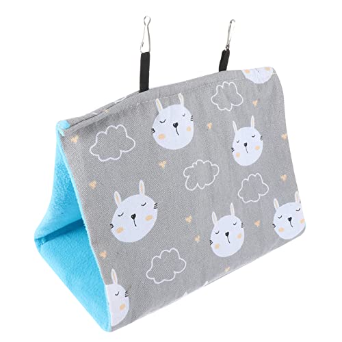 TOYANDONA Hamster Hängematte Winter Nest für Vögel und Kleintiere Gemütliches Schlafbett aus Baumwolle für Hamster Wellensittiche und Zuckergleiter Leicht zu Reinigen Stilvolles Design von TOYANDONA