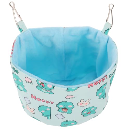 TOYANDONA Hamster Hängematte aus Canvas Kuscheliges Bett für Kleine Haustiere Wie Hamster Meerschweinchen und Ratten Warmes Versteck für Sicheren Schlafplatz für Käfige von TOYANDONA