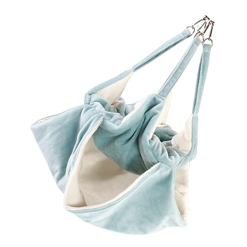 TOYANDONA Hamster Hängematte aus Flanell Doppellagige Haustier Schaukel für Kleintiere Bequem und Sicher für Hamster Ratten und Andere Kleine Schlaf von TOYANDONA