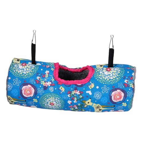 TOYANDONA Hamster Hängendes Bett Warmes Nest für Kleintiere Kuscheltunnel mit Metallhaken Gemütliche Hängematte für Hamster Ratten und Frettchen Zubehör TOYANDONA Hamster Hängendes Bett Warmes Nest für Kleintiere Kuscheltunnel mit Metallhaken Gemütliche Hängematte für Hamster Ratten und Frettchen Zubehör von TOYANDONA