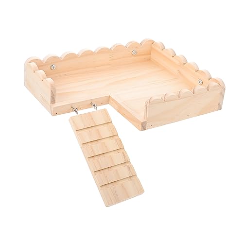 TOYANDONA Hamster Holz für Kleine Haustiere für Syrische Hamster Dekorative Käfigeinrichtung zu Installieren und Sicher von TOYANDONA