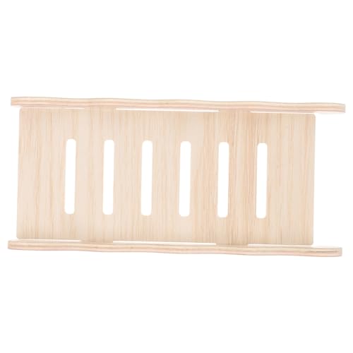TOYANDONA Hamster Holzleiter für Kleine Haustiere Kletterspielzeug aus Sicherem Material für Hamster Meerschweinchen und Chinchillas Fördert und Training TOYANDONA Hamster Holzleiter für Kleine Haustiere Kletterspielzeug aus Sicherem Material für Hamster Meerschweinchen und Chinchillas Fördert und Training von TOYANDONA
