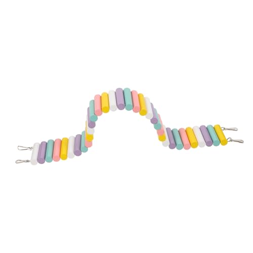 TOYANDONA Hamsterleiter Klettern Spielzeug Mit Haken Für Kleintiere Rennmausleiter Mäuseleiter Rattenleiter Kleintierzubehör TOYANDONA Hamsterleiter Klettern Spielzeug Mit Haken Für Kleintiere Rennmausleiter Mäuseleiter Rattenleiter Kleintierzubehör von TOYANDONA