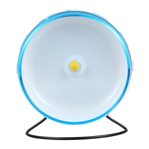 TOYANDONA Hamster Laufrad Mini Räder Haustier Hamster Übungsrad Hamster Leiserad Hamster Laufrad Hamster Lauf Jogging Spinner Hamster Rad Blau Kunststoff von TOYANDONA