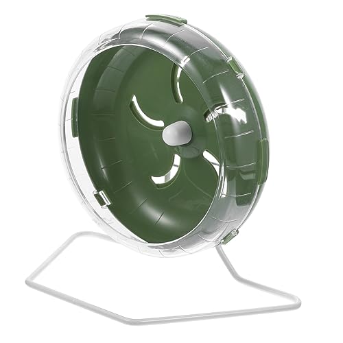 TOYANDONA Hamster Laufrad mit Stand Leise Geräuscharm Transparent für Meerschweinchen Chinchilla Rennmaus Kleintiere Fitness TOYANDONA Hamster Laufrad mit Stand Leise Geräuscharm Transparent für Meerschweinchen Chinchilla Rennmaus Kleintiere Fitness von TOYANDONA