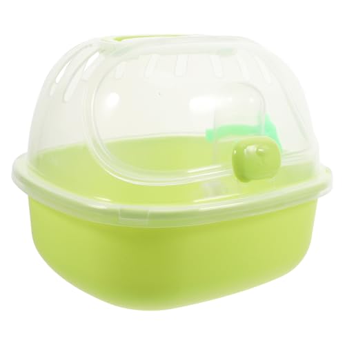 TOYANDONA Hamster Reisebehälter für Kleintiere Hamster Tragetasche mit Design für Reisen mit Hamstern und Mäusen Sicherer Transportkäfig Fluoreszierend von TOYANDONA