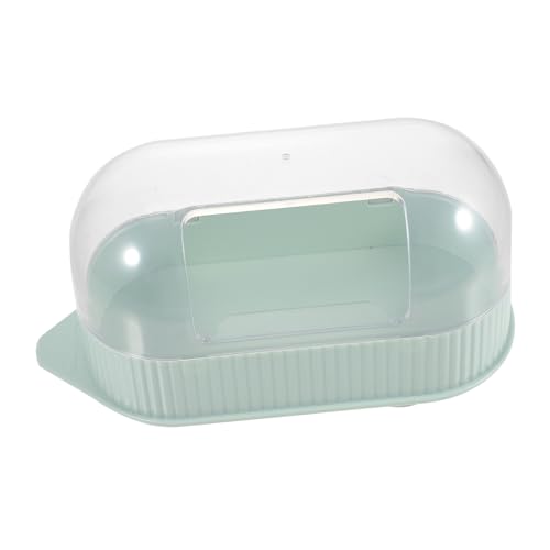 TOYANDONA Hamster Sandbad Box Grün Kleine Haustier Waschraum Toilette Sicherer Sandbad Behälter mit Glatten Kanten Praktisch und Langlebig für Hamster Chinchilla und Kleine Tiere von TOYANDONA