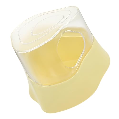 TOYANDONA Hamster Sandbadbehälter Transparente Duschbox aus Robustem für Kleintiere Große Badewanne für Hamster und Mäuse zu Reinigen mit Abnehmbarer Struktur TOYANDONA Hamster Sandbadbehälter Transparente Duschbox aus Robustem für Kleintiere Große Badewanne für Hamster und Mäuse zu Reinigen mit Abnehmbarer Struktur von TOYANDONA