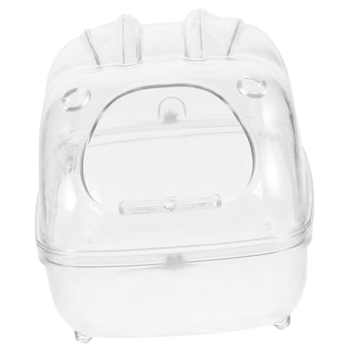 TOYANDONA Hamster Sandbadbehälter Transparentes Badezimmer für Kleine Haustiere für Hamster Chinchillas und Meerschweinchen Langlebig Reinigen TOYANDONA Hamster Sandbadbehälter Transparentes Badezimmer für Kleine Haustiere für Hamster Chinchillas und Meerschweinchen Langlebig Reinigen von TOYANDONA