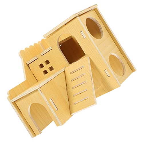 TOYANDONA Hamster Schlafhaus Aus Mehrzweck Für Kleintiere Sicheres Versteck Für Hamster Meerschweinchen Und Rennmäuse Gemütlicher Rückzugsort von TOYANDONA