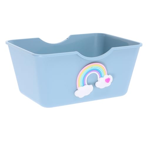 TOYANDONA Hamster Toilette Rennmaus Toilette Tiersandbad Hamster-schlafmattennest Kleine Katzentoilette Hamster-schlafnest Lebensraum Für Ratten Rennmaus-badewanne Hamsterbad Abs Sky-Blue TOYANDONA Hamster Toilette Rennmaus Toilette Tiersandbad Hamster-schlafmattennest Kleine Katzentoilette Hamster-schlafnest Lebensraum Für Ratten Rennmaus-badewanne Hamsterbad Abs Sky-Blue von TOYANDONA