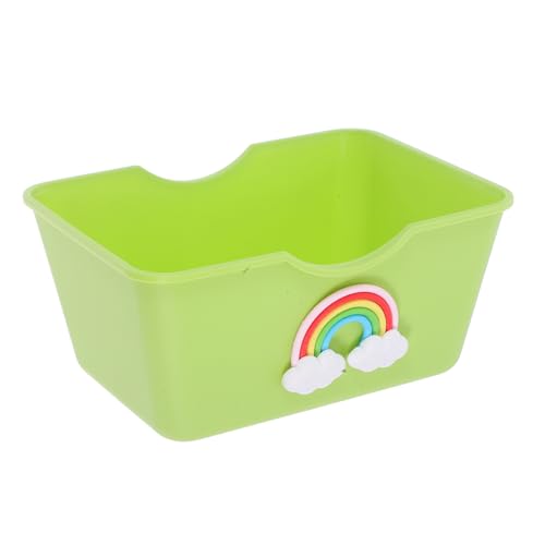 TOYANDONA Hamster Toilette Rennmaus-badewanne Hamsterbadewanne Toilettenfigur Hamsterversteck Hamster-schlafmattennest Sandbehälter Für Hamster Hamsterwanne Chinchilla-hütte Light Green Abs TOYANDONA Hamster Toilette Rennmaus-badewanne Hamsterbadewanne Toilettenfigur Hamsterversteck Hamster-schlafmattennest Sandbehälter Für Hamster Hamsterwanne Chinchilla-hütte Light Green Abs von TOYANDONA