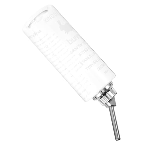 TOYANDONA Hamster Trinkflasche Auslaufsicher Hängender Wasserspender aus für Kaninchen Meerschweinchen Chinchillas und Kleine Haustiere mit Rollkugel für Glatten Wasserfluss TOYANDONA Hamster Trinkflasche Auslaufsicher Hängender Wasserspender aus für Kaninchen Meerschweinchen Chinchillas und Kleine Haustiere mit Rollkugel für Glatten Wasserfluss von TOYANDONA