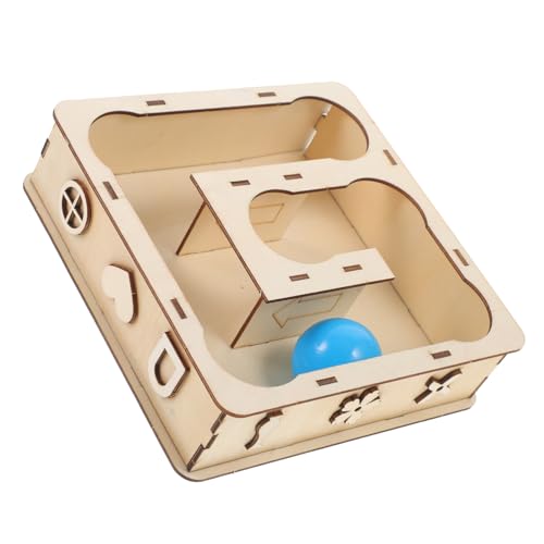 TOYANDONA Hamster Tunnel Aus Holz Versteck Für Kleintiere Vielseitig Einsetzbar Für Hamster Chinchillas Und Andere Kleine Haustiere Fördert Bewegung Und Spielspaß von TOYANDONA