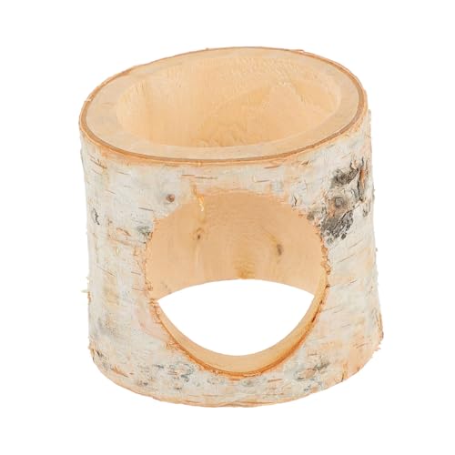 TOYANDONA Hamster Tunnel aus Birkenholz Dekoratives Versteck für Chinchillas und Kleine Nagetiere Sicheres Leichtes für Hamsterkäfig Zubehör Natürliche TOYANDONA Hamster Tunnel aus Birkenholz Dekoratives Versteck für Chinchillas und Kleine Nagetiere Sicheres Leichtes für Hamsterkäfig Zubehör Natürliche von TOYANDONA