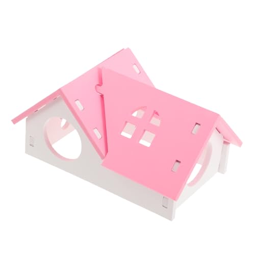 TOYANDONA Hamster Versteck Haus aus Reißfestem Material Widerstandsfähiges Kleintierhaus für Zwerghamster Meerschweinchen Ratten und Kleine Nagetiere Ruhiger Rückzugsort Ausruhen von TOYANDONA
