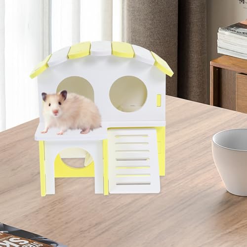 TOYANDONA Hamster Versteck Haus aus Robustem PVC Zweistöckige Villa mit Kletterleiter Widerstandsfähig und Kratzfest Geeignet für Zwerghamster Meerschweinchen und Kleine Kleintiere als TOYANDONA Hamster Versteck Haus aus Robustem PVC Zweistöckige Villa mit Kletterleiter Widerstandsfähig und Kratzfest Geeignet für Zwerghamster Meerschweinchen und Kleine Kleintiere als von TOYANDONA