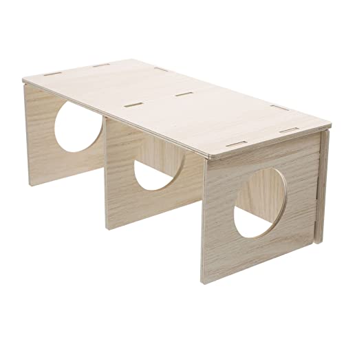 TOYANDONA Hamster Versteck aus Sicherem Holz Langlebiges Kleintierhaus mit Rückzugsort für Hamster Meerschweinchen und Chinchillas Mittelgroßes Hideout Spielhaus für Haustiere Natürlicher TOYANDONA Hamster Versteck aus Sicherem Holz Langlebiges Kleintierhaus mit Rückzugsort für Hamster Meerschweinchen und Chinchillas Mittelgroßes Hideout Spielhaus für Haustiere Natürlicher von TOYANDONA