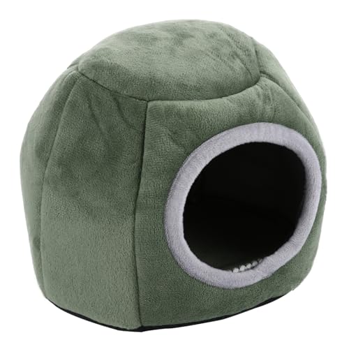 TOYANDONA Hamster Winterbett aus Baumwolle Kleines Warmes Haustier schlafnest Geschlossenes Gemütliches Nest für Nager Wie Hamster und Kleine Kleintiere Langlebig für Käfig und von TOYANDONA