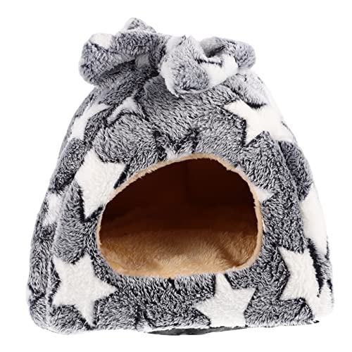 TOYANDONA Hamsterbett Warmes Rattenhaus Tragbares Versteck für Hamster und Chinchillas Kuscheliges Nest aus Weichem Atmungsaktivem Material Große von TOYANDONA