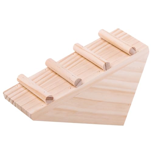 TOYANDONA Hamsterleiter Hamster -versteck Zwerghamster Hamster Verstecken Hängend Hamsterspielzeug Haustier Tierhaushamster Und Klettern Barsch Zubehör Hamsterhausleiter Rattenleiter Holz von TOYANDONA