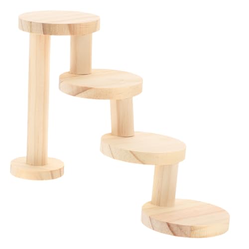 TOYANDONA Hamsterleiter aus Holz Dekoratives für Kleintiere für Hamster Chinchillas und Haustiere Fördert Bewegung und Spielspaß im Käfig von TOYANDONA