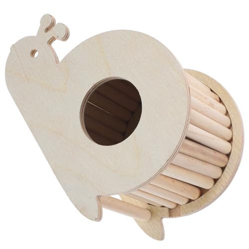 TOYANDONA Hamsternest Hamster brücke Hamster hamsterzubehör Kleintiernest Versteck auf der Hamsterleiter für Meerschweinchen Haustier schlafhaus Hamster Schlafhaus hölzern von TOYANDONA