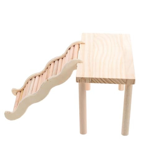 TOYANDONA Hamsterplattform Hamsterkäfig Rattenspielzeug Für Haustierratten Hamstermöbel Hamster Aktivitätsspielzeug Meerschweinchenrampe Hamsterleiterspielzeug Zwerghamsterzubehör von TOYANDONA