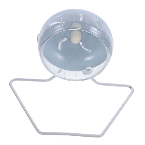 TOYANDONA Hamsterrad für Kleine Geräuschloses Laufspielzeug für Hamster Rennmäuse und Andere Kleintiere Platzsparendes Design Traumblau von TOYANDONA