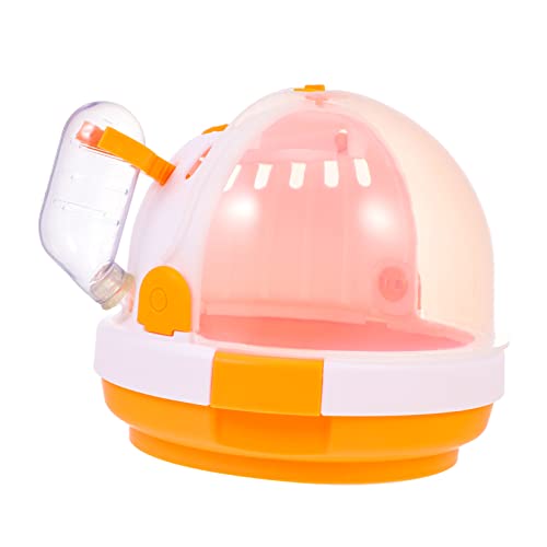 TOYANDONA Hamsterträger Tragbar mit Sicherem Hamsterkäfig für Reisen Kompakte Transportbox für Kleine Haustiere für Hamster und Zwerghamster Farbgestaltung TOYANDONA Hamsterträger Tragbar mit Sicherem Hamsterkäfig für Reisen Kompakte Transportbox für Kleine Haustiere für Hamster und Zwerghamster Farbgestaltung von TOYANDONA