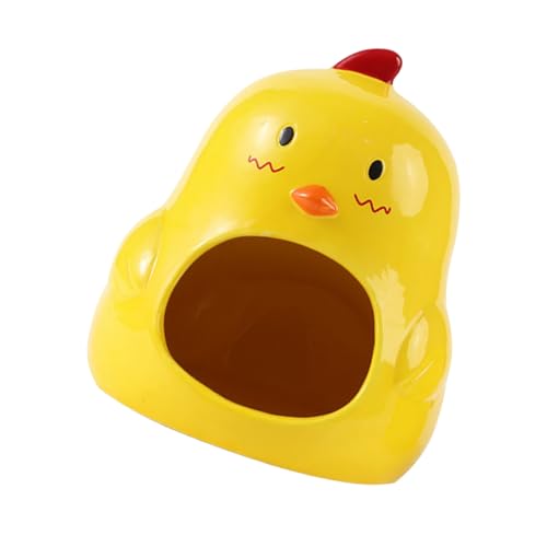 TOYANDONA Hamsterversteck Kükenförmiges Keramiknest für Kleine Haustiere Bequemes Schlafnest für Hamster und Mäuse zu Reinigen und Langlebig Sicheres Design für Entspannten Schlaf TOYANDONA Hamsterversteck Kükenförmiges Keramiknest für Kleine Haustiere Bequemes Schlafnest für Hamster und Mäuse zu Reinigen und Langlebig Sicheres Design für Entspannten Schlaf von TOYANDONA