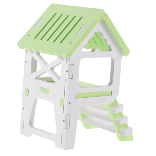 TOYANDONA Hamsterversteck PVC mit Leiter Stabiles Kleines Haustierhaus Vielseitiges Versteck und Ruheplatz für Zwerghamster Meerschweinchen Rennmäuse und Kleine Nager TOYANDONA Hamsterversteck PVC mit Leiter Stabiles Kleines Haustierhaus Vielseitiges Versteck und Ruheplatz für Zwerghamster Meerschweinchen Rennmäuse und Kleine Nager von TOYANDONA