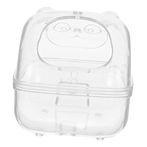 TOYANDONA Hamsterwanne Hamsterbadewanne Sandkasten Klares Hamsterbad Rennmäuse Graben Container Hamster klo Hamster sandbad Kleintierbedarf klarer Hamster-Sandbadbehälter Plastik Transparent TOYANDONA Hamsterwanne Hamsterbadewanne Sandkasten Klares Hamsterbad Rennmäuse Graben Container Hamster klo Hamster sandbad Kleintierbedarf klarer Hamster-Sandbadbehälter Plastik Transparent von TOYANDONA