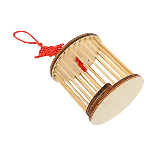 TOYANDONA Hängekäfig Aus Holz Für Heuschrecken Tragbarer Grillenkäfig Als Halter Geeignet Für Zuhause Und Draußen Natürliche Optik Für Insektensichtungen von TOYANDONA