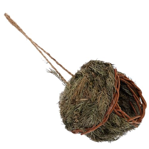 TOYANDONA Handgefertigtes Handgewebtes Vogelhaus aus Naturgras Wetterfestes Nistkasten für Kleine Vögel Wie und Wellensittiche Dekoratives Outdoor Nistnest für Garten und Zufällige Farbe TOYANDONA Handgefertigtes Handgewebtes Vogelhaus aus Naturgras Wetterfestes Nistkasten für Kleine Vögel Wie und Wellensittiche Dekoratives Outdoor Nistnest für Garten und Zufällige Farbe von TOYANDONA