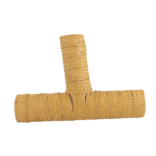TOYANDONA Handgewebtes Gras Hamster Nest Kleintier Tunnel Haus Langlebiges Tragbares Haustier Spieltunnel Geeignet für Hamster Vögel und Kleine Haustiere Vielseitig für Innen Außenbereich von TOYANDONA