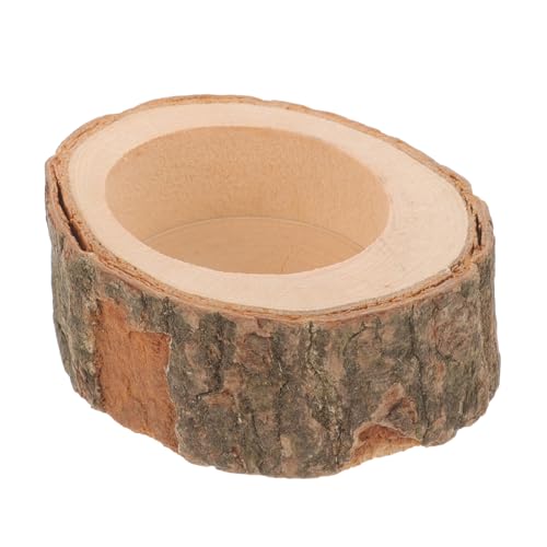 TOYANDONA Hamster Futternapf Aus Holz Hochwertige Futter Wasserschale Für Kleine Tiere Langlebig Und Pflegeleicht Für Hamster Meerschweinchen Und Andere Kleintiere von TOYANDONA