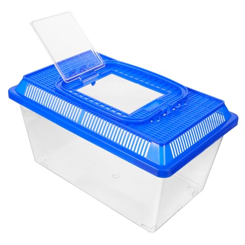 TOYANDONA Haushalts Schildkrötenbecken mit Sonnenbadeplattform Multifunktionales Aquarium für Reptilien Transparente Transportbox für Schildkröten für Tierpflege TOYANDONA Haushalts Schildkrötenbecken mit Sonnenbadeplattform Multifunktionales Aquarium für Reptilien Transparente Transportbox für Schildkröten für Tierpflege von TOYANDONA