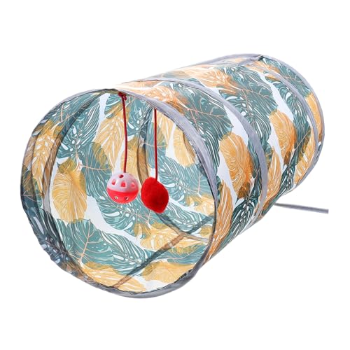 TOYANDONA Haushaltskatze Spieltunnel Faltbarer Katzentunnel für Kätzchen Dekoratives mit Abnehmbarem Design Kreatives Katzenspielzeug für Bewegung und Spaß TOYANDONA Haushaltskatze Spieltunnel Faltbarer Katzentunnel für Kätzchen Dekoratives mit Abnehmbarem Design Kreatives Katzenspielzeug für Bewegung und Spaß von TOYANDONA