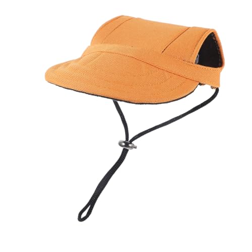 TOYANDONA Haustier Baseballkappe Hundehelm Tiere Hundemütze Hundesportmütze Hüte Für Hunde Mit Ohrlöchern Welpenkopfbedeckung Welpenmütze Rassen Kleine Laufende Hunde Sonnenhüte von TOYANDONA