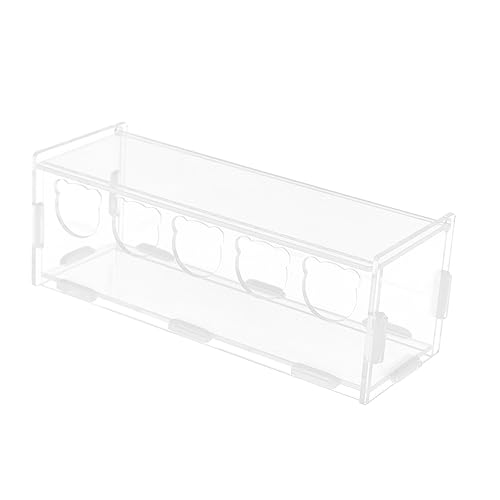 TOYANDONA Haustier Fütterungsbox für Hamster und Meerschweinchen Transparenter Getreidespeicher mit Einfacher Reinigung Langlebig für Fütterung Kleiner TOYANDONA Haustier Fütterungsbox für Hamster und Meerschweinchen Transparenter Getreidespeicher mit Einfacher Reinigung Langlebig für Fütterung Kleiner von TOYANDONA