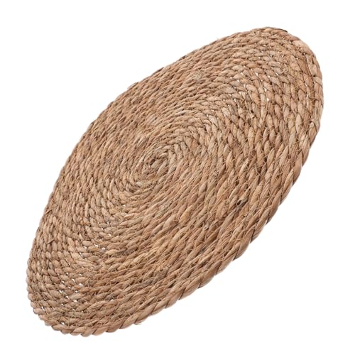 TOYANDONA Haustier Grasmatte Hundeunterlagen Runder Teppich Decken Möbel Welpendecke Hundelaufstallmatte Hundematte Couchschutz Für Hunde Runde Bodenmatte Runde Küchenteppiche von TOYANDONA