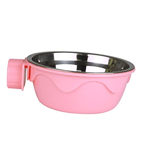 TOYANDONA Haustier Hängefutter und Wassernapf aus Abnehmbar Rosa für Katzen rutschfest für Käfigbefestigung Langlebig TOYANDONA Haustier Hängefutter und Wassernapf aus Abnehmbar Rosa für Katzen rutschfest für Käfigbefestigung Langlebig von TOYANDONA