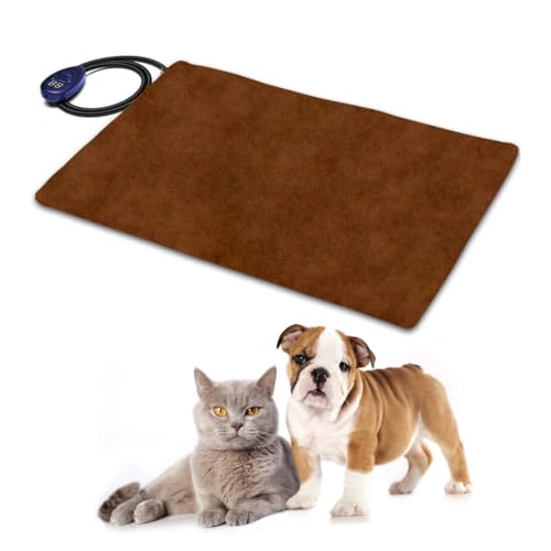 TOYANDONA Haustier Heizkissen Wasserdichtes Heizpad für Haustiere Konstanttemperatur Eu Stecker Komfortable für Drinnen für Katzen Pflegeleicht und Sicher von TOYANDONA