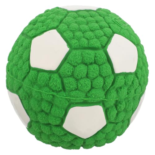 TOYANDONA Haustier Kauspielzeug aus Interaktives Fußballspielzeug für Quietschender Ball Langlebig für Welpen und Kleine Fördert Bewegung TOYANDONA Haustier Kauspielzeug aus Interaktives Fußballspielzeug für Quietschender Ball Langlebig für Welpen und Kleine Fördert Bewegung von TOYANDONA