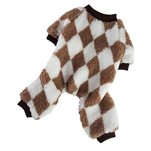 TOYANDONA Haustier Pyjama für Kleine Hunde Weicher Fleece Overall Bequem und Atmungsaktiv für Zuhause Partys und Outdoor Aktivitäten für Geburtstagsfeiern und Festliche Anlässe TOYANDONA Haustier Pyjama für Kleine Hunde Weicher Fleece Overall Bequem und Atmungsaktiv für Zuhause Partys und Outdoor Aktivitäten für Geburtstagsfeiern und Festliche Anlässe von TOYANDONA