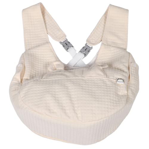 TOYANDONA Haustier Rucksack Hundetragetasche Zum Wandern Welpentragerucksack Welpenrucksack Hundetragetasche Hundetragetasche Wandern Hundetragerucksack Katzenwickel Beige von TOYANDONA