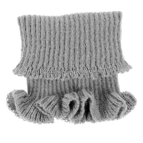 TOYANDONA Haustier-Schal hundegeschenk hundekleidung Dog hundehalsband bequemer Haustierschal Hund schal Kragen dekorativer Haustierschal Haustier dekoratives Accessoire Baumwolle Light Grey von TOYANDONA