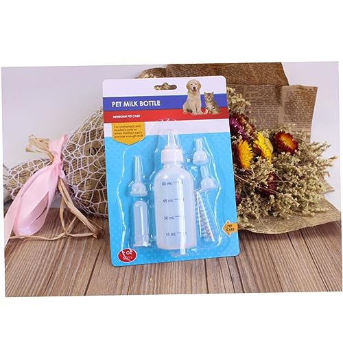 TOYANDONA Haustier Stillflaschen Set für Welpen und Kätzchen mit Reinigungsbürste Lebensmittelechten Materialien für Neugeborene und Tierpfleger TOYANDONA Haustier Stillflaschen Set für Welpen und Kätzchen mit Reinigungsbürste Lebensmittelechten Materialien für Neugeborene und Tierpfleger von TOYANDONA