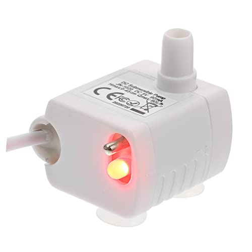 TOYANDONA Haustier Trinkbrunnenpumpe mit LED Licht Austauschbare Wasserpumpe für Katzenbrunnen Wasserflussmodi Geräuschlose Tauchpumpe für Elektrischen Wasserspender Langlebig TOYANDONA Haustier Trinkbrunnenpumpe mit LED Licht Austauschbare Wasserpumpe für Katzenbrunnen Wasserflussmodi Geräuschlose Tauchpumpe für Elektrischen Wasserspender Langlebig von TOYANDONA